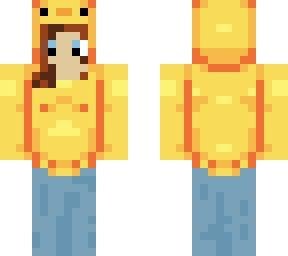 chicken hoodie girl