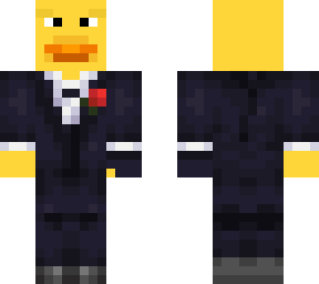 duck in a suit