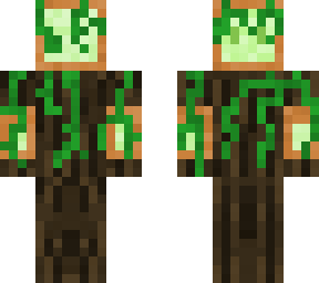 overgrown copper lantern tree (dark oak tree)