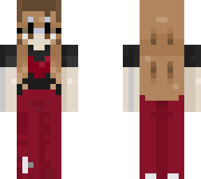 red/black heart girl