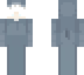 white hair in shark jumper