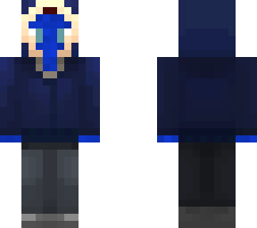 winter blue boy