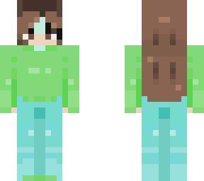 - something too green & bright -