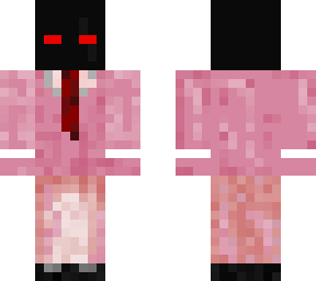 black ded suit pink