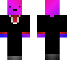 blue purple and pink fade in a tuxedo