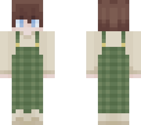 checkered overalls