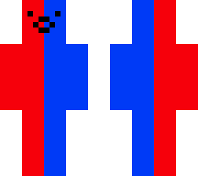 red & blue guy