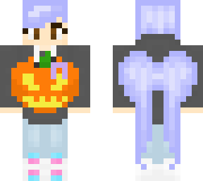 adriftmango pumpkin hoodie skin