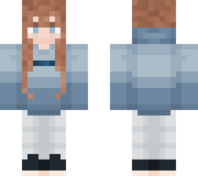 cozy girl hoodie + jeans