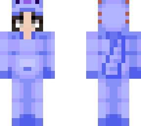 girl in an axolotl onesie