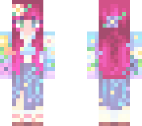 raspberry hair girl