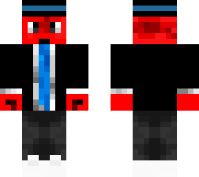 red tie man