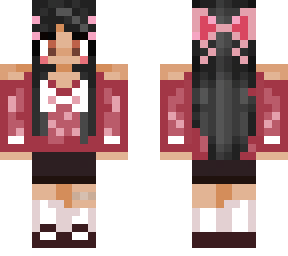 rose (pink bow)
