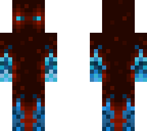 blue fire skin