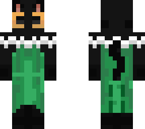dull version of cat in dress