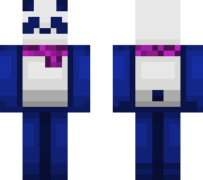 panda azul