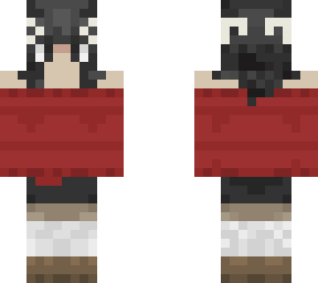 short black hair skin - awsome red