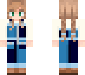 cute two-toned blue-jean overalls