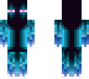enderman in blue