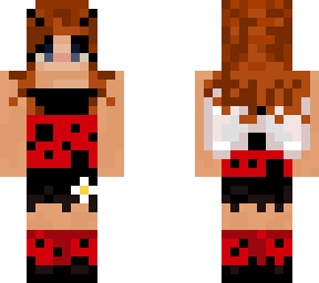 red headed / ginger ladybug