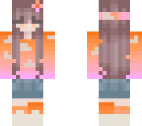 +. cute sunset girl .+