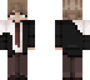 blonde with suit