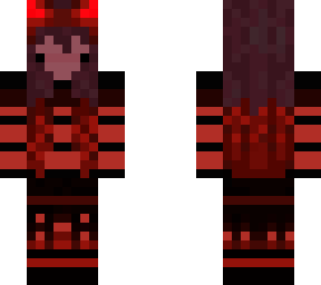 crimson devil chibi girl