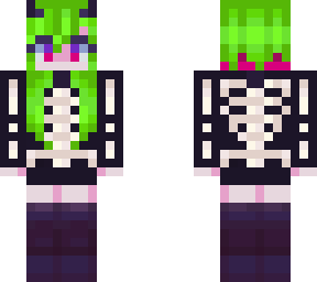 nylx skeleton outfit