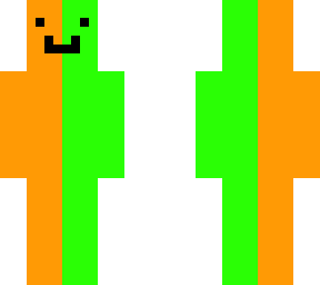 orange and green w/ black smile fix!