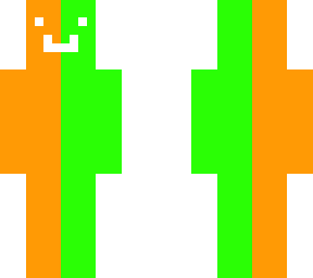 orange and green w/ white smile fix!