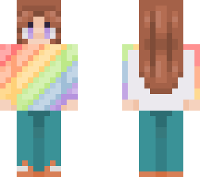 rainbow girl