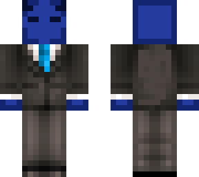 blue demon suit