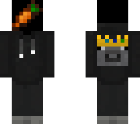 carrot in hoodie