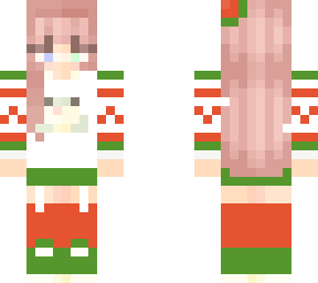christmas frog girl