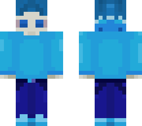cute blue candy shark guy