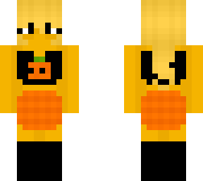female - pumpkin croptop - skirt