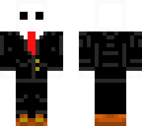 spooky masked suit man
