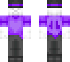 white/purple steve