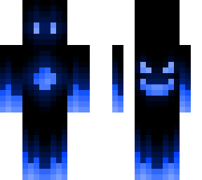 blue flames