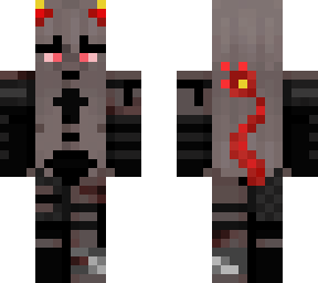 devil girl with gold