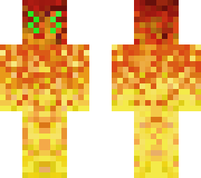 man aflame