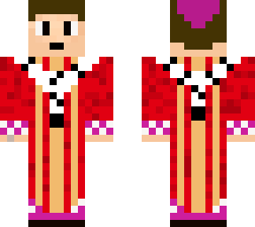 bishop in a red chasuble