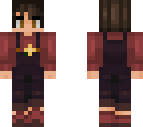 cute farmer (red)