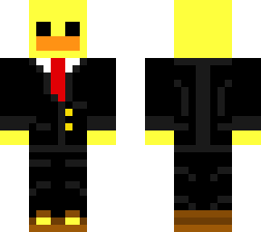 rubberduck man in a suit