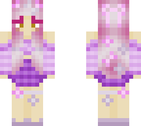 simple flower girl skin