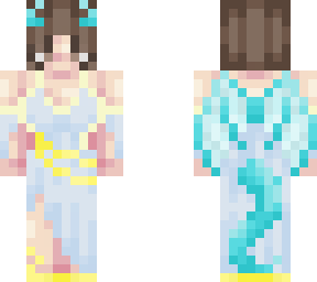 cyan dragon girl