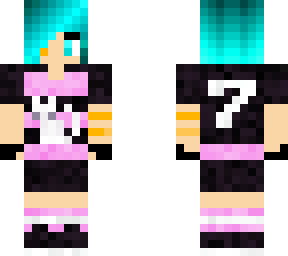 pink/black soccer player (fem)