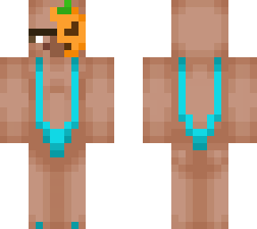 pumpkin swimsuit villager maniki edition