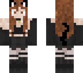 brown hair alt girl kitty