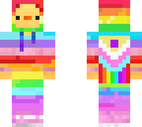 pride duck with cape